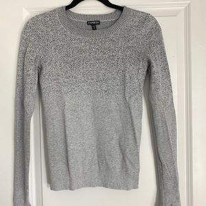 Express Crop top sparkle sweater